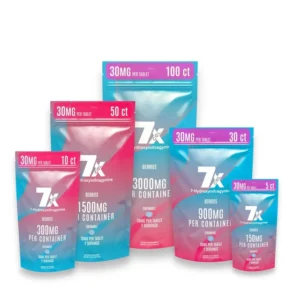 7Xcel 7-hydroxymitragynine Chewable Tablets Berry 30mg Per Tablet