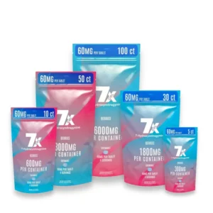 7Xcel 7-hydroxymitragynine Chewable Tablets Berry 60mg Per Tablet