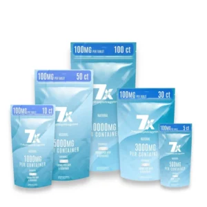 7Xcel 7-hydroxymitragynine Chewable Tablets Natural 100mg Per Tablet