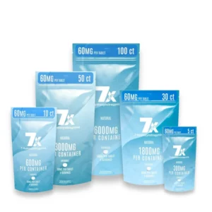 7Xcel 7-hydroxymitragynine Chewable Tablets Natural 60mg Per Tablet